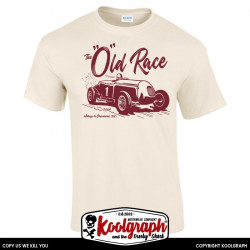 Tshirt ecru Old Race Rod