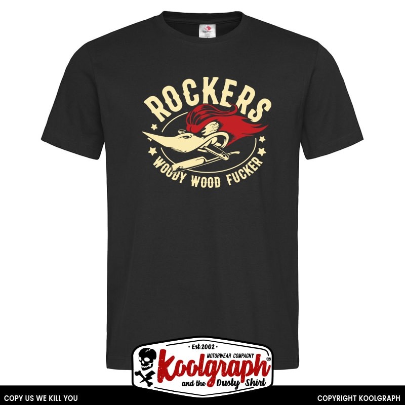 tshirt koolgraph kustom kulture rockabilly cafe race hot rod woody horsepower