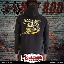 une veste capuche zippée koolgraph kustom kulture rockabilly cafe race hot rod legend norton
