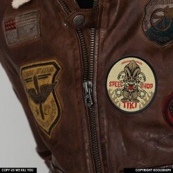 patch koolgraph and the dusty shirt kustom kulture cafe racer tiki