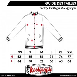 Veste Teddy Baseball by Koolgraph