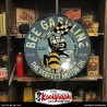 plaque publicitaire metal retro vintage decoration Bee Gasoline