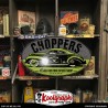 plaque publicitaire metal retro vintage decoration Chopper Custom