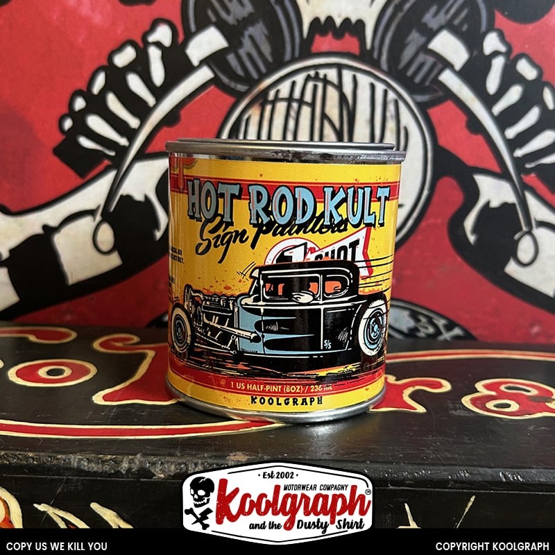 bidon vintage one shot kustom kulture koolgraph