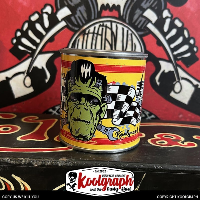 bidon vintage one shot kustom kulture koolgraph Frankenstein
