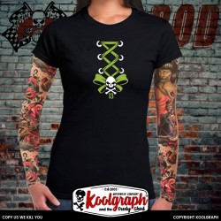 kustom kulture rockabilly tshirt femme koolgraph cupcake