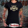 kustom kulture rockabilly tshirt femme koolgraph  Lucky Kat Pussy Kat