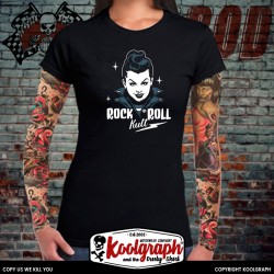 kustom kulture rockabilly tshirt femme koolgraph Pin-up Rock Kult