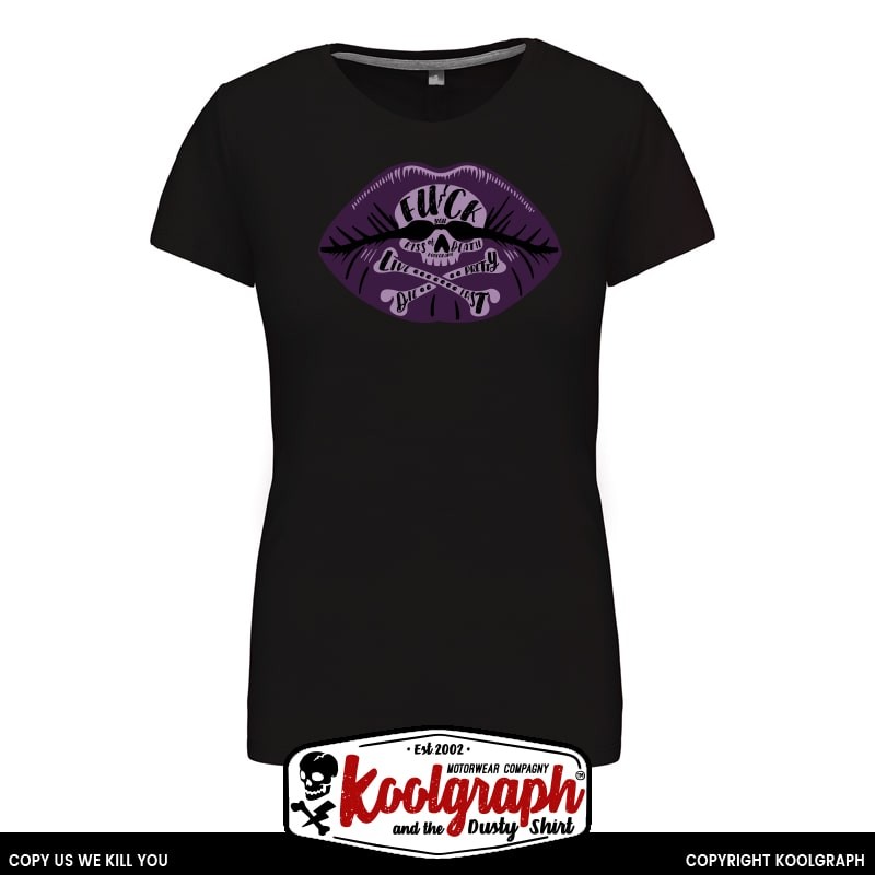 kustom kulture rockabilly tshirt femme koolgraph Death kiss