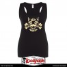 débardeur kustom kulture rockabilly tshirt femme koolgraph  Lucky Kat Pussy Kat