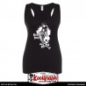 débardeur kustom kulture rockabilly tshirt femme koolgraph old school skull Born Bad