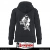 Veste Capuche kustom kulture rockabilly tshirt femme koolgraph old school skull Born Bad
