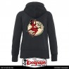 une veste capuche zippée kustom kulture rockabilly tshirt femme koolgraph pin up devil diablesse