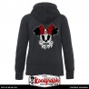 une veste capuche zippée kustom kulture rockabilly tshirt femme koolgraph minnie voodoo Caterina