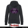 une veste capuche zippée kustom kulture rockabilly tshirt femme koolgraph Death kiss