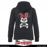 une veste capuche zippée kustom kulture rockabilly tshirt femme koolgraph minnie