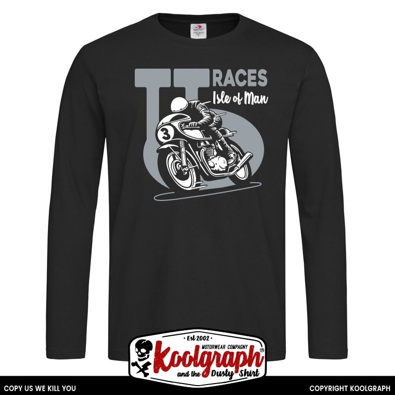 tshirt ml koolgraph kustom kulture rockabilly cafe race hot rod cafe racer cafe racer TT Isle of Man