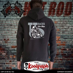 une veste capuche zippée koolgraph kustom kulture rockabilly cafe race cafe racer TT Isle of Man