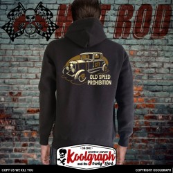 une veste capuche zippée koolgraph kustom kulture rockabilly cafe race hot rod Prohibition
