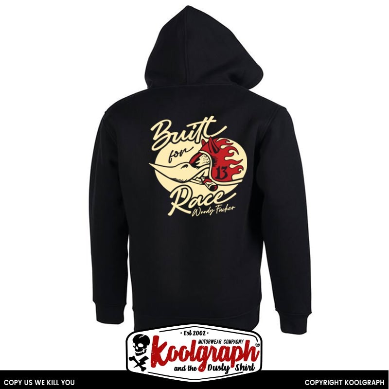 une veste capuche zippée koolgraph kustom kulture rockabilly cafe race hot rod woody