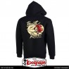 une veste capuche zippée koolgraph kustom kulture rockabilly cafe race hot rod woody