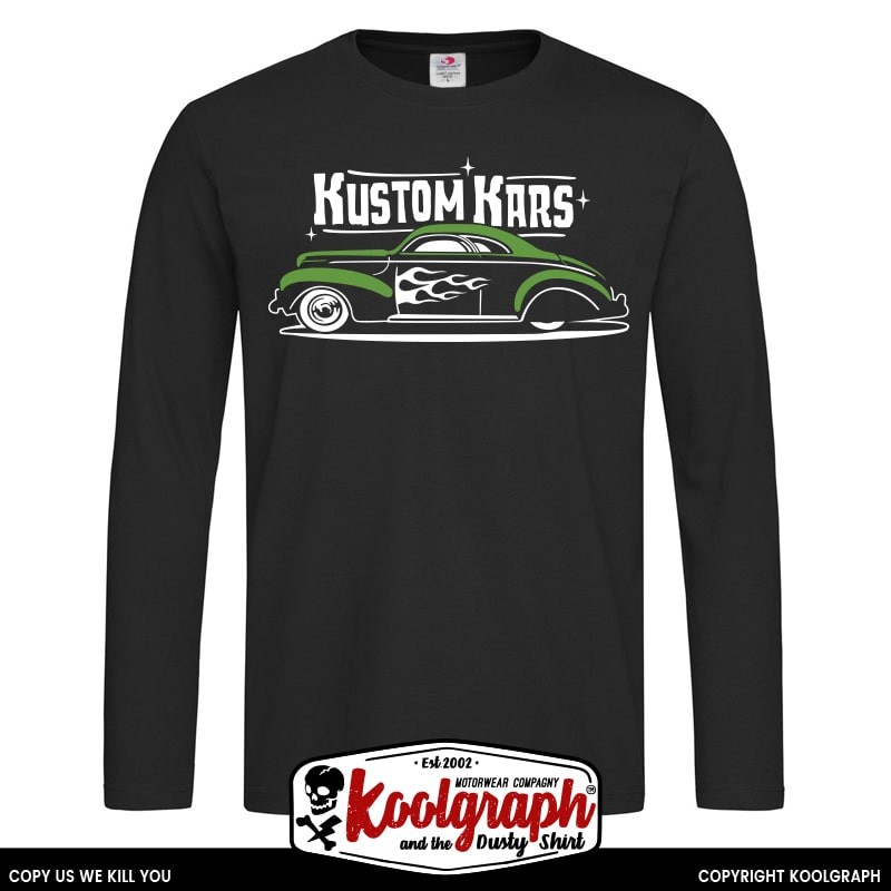 tshirt koolgraph kustom kulture rockabilly cafe race hot rod metalflake