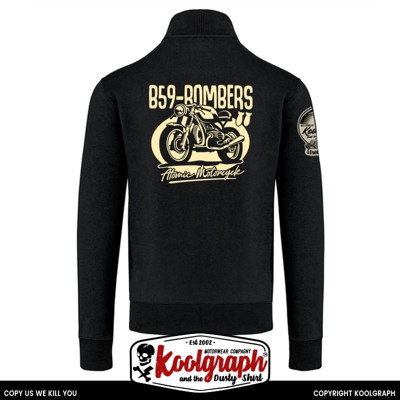 gilet vintage koolgraph kustom kulture rockabilly cafe race hot rod Moto Bombers B59 bmw