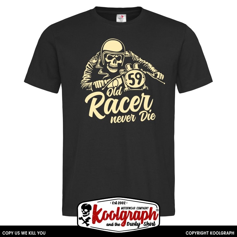 tshirt koolgraph kustom kulture rockabilly cafe race hot rod garage legend pilote