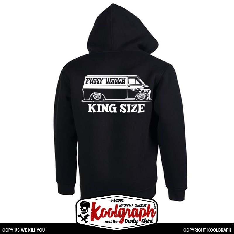 une veste capuche zippée koolgraph kustom kulture rockabilly cafe race hot Pussy Wagon Van une veste capuche zippée koolgraph kustom kulture rockabilly cafe race hot Pussy Wagon Van