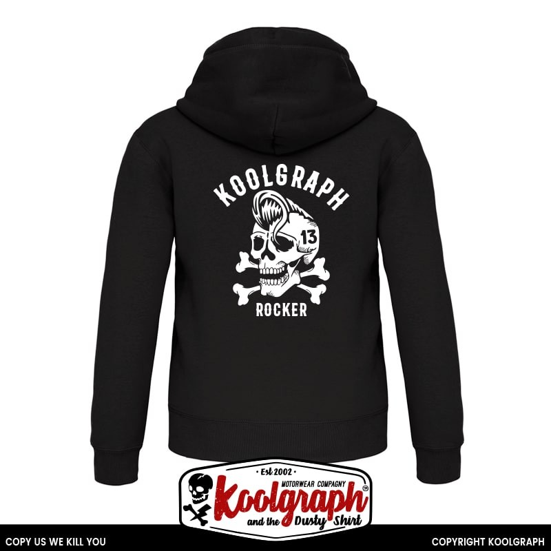 sweat capuche koolgraph kustom kulture rockabilly cafe race hot rod  skull rocker sweat capuche koolgraph kustom kulture rockabilly cafe race hot rod  skull rocker